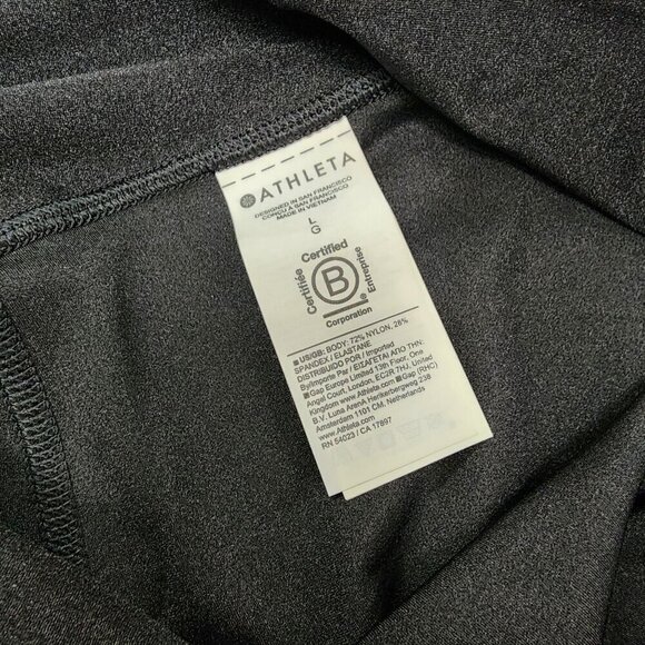 Athleta Elation Sheen Tight Leggings Black Size Large - Picture 9 of 9